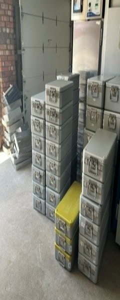 Assorted Sized Sterilization Trays and Baskets