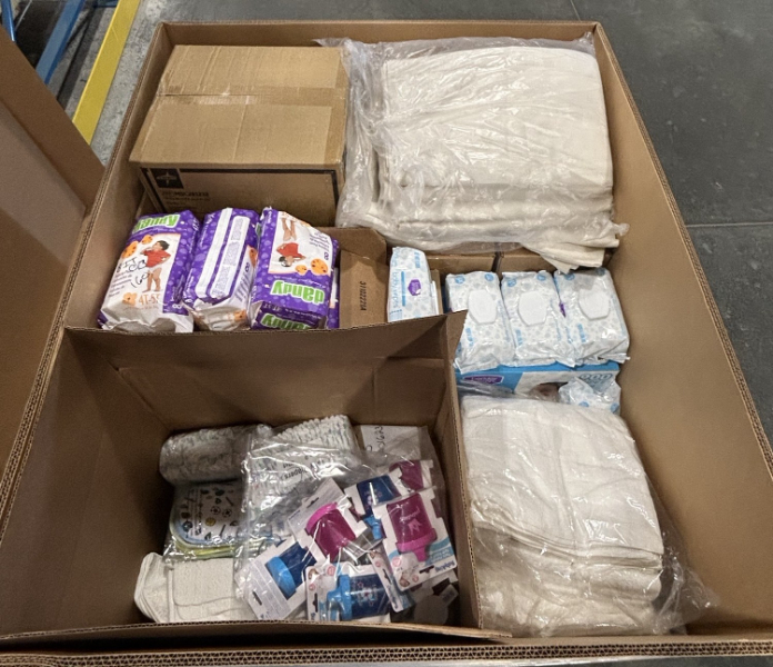 Infant and Toddler Food, Diapers and Care Items