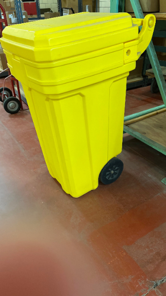Large Rolling Recycle Bin