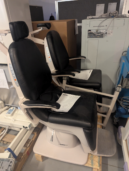 2 Reliance FX-920 Power Tilt Electric Exam Chairs