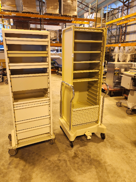 Tall Medical Push Carts