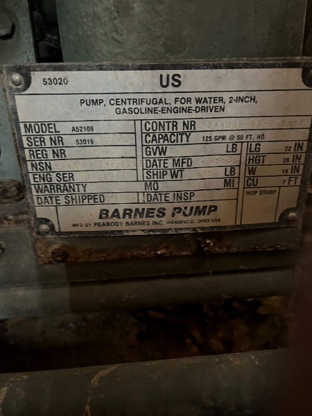 (1) Water Pump
