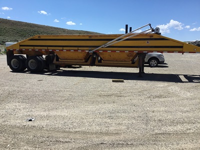 1988 Cook Machinery Belly Dump Trailer