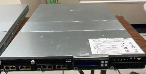 2 Cisco CHAS-1U-AC/DC, FP Sensor Source Fire, Security Appliance