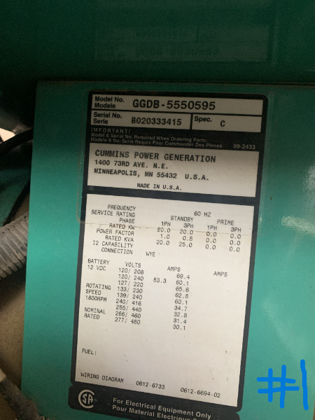 (2) Cummins generators