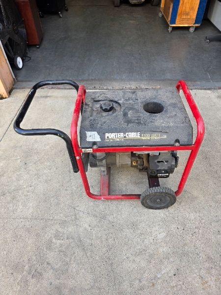 2001 Porter Cable Gas Generator