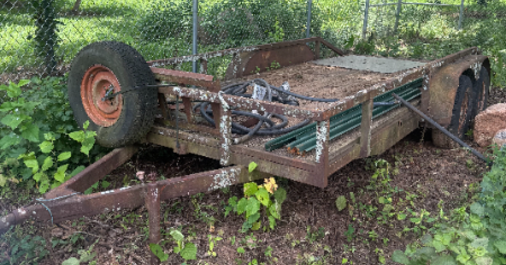2006 Trailmaster Utility 16x6 Flatbed Trailer