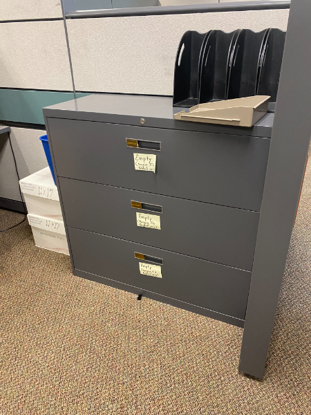 3-Drawer Lateral Filing Cabinets