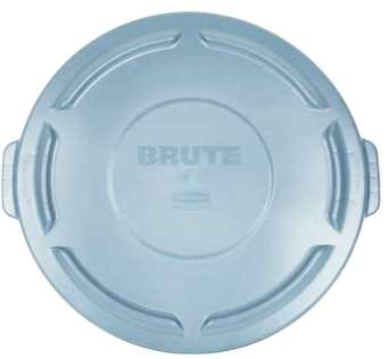 32-Gallon Gray Plastic Garbage Can Lids