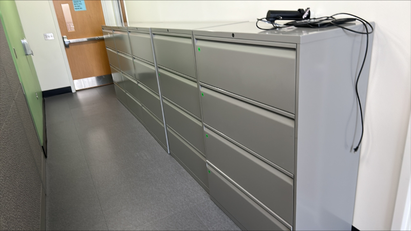 4 Drawer lateral file cabinet