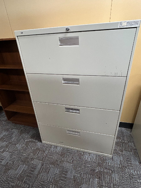 4-Drawer Metal File Cabinets, Qty 11