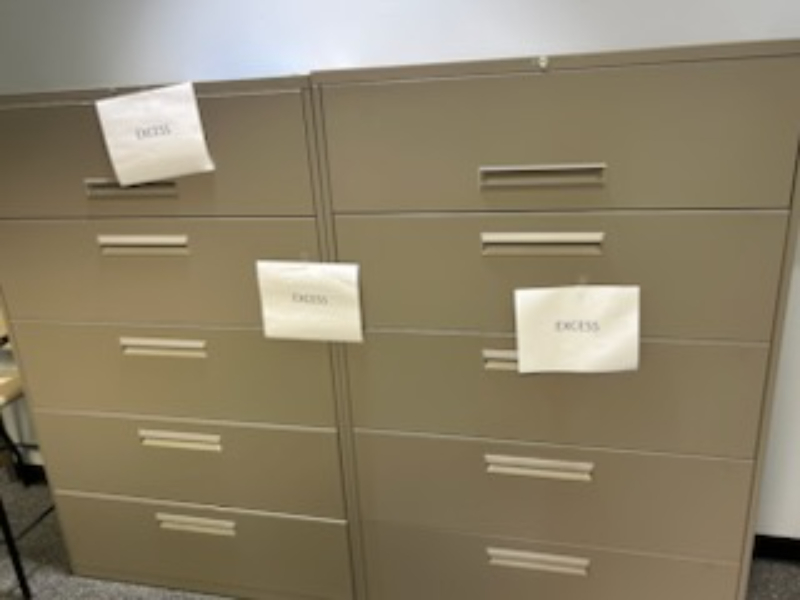 5 Drawer Lateral File Cabinets