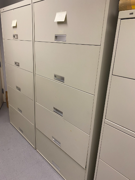5-Drawer Lateral Filing Cabinets