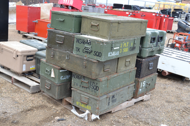 Assortment of Military Cases