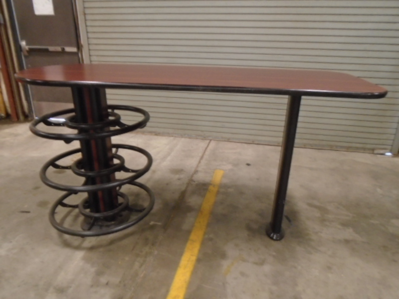 Bowling Furniture: Ball Storage Tables (3) and Bar Chairs (14)