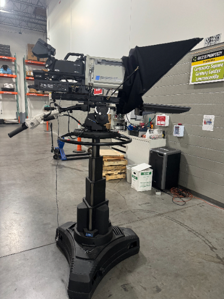 Canon Camcorder with Vinten Professional camera
