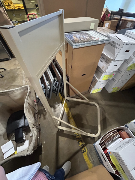 Disassembled Metal Cabinet