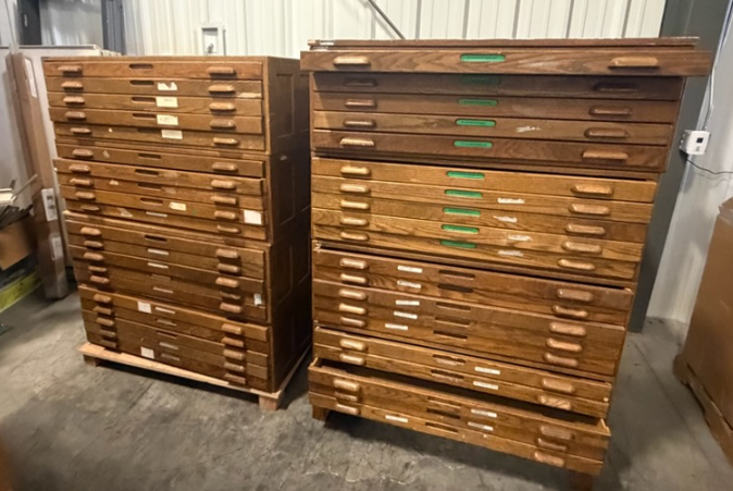 Flat File 5-Drawer Cabinets