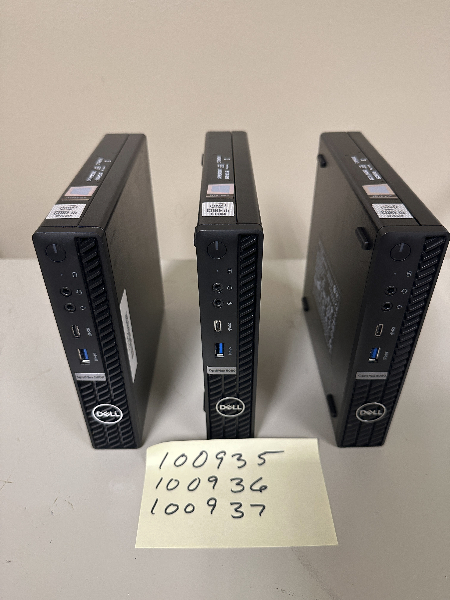Lot of 3 Dell CPUs