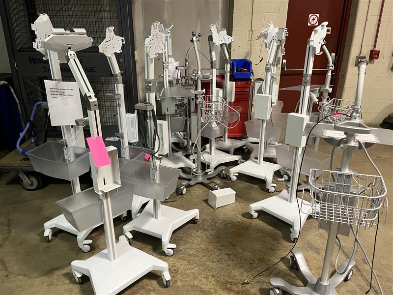 Mobile equipment stands