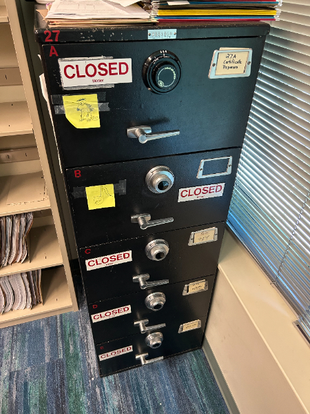 MOSLER GSA SECURITY CONTAINER SAFE