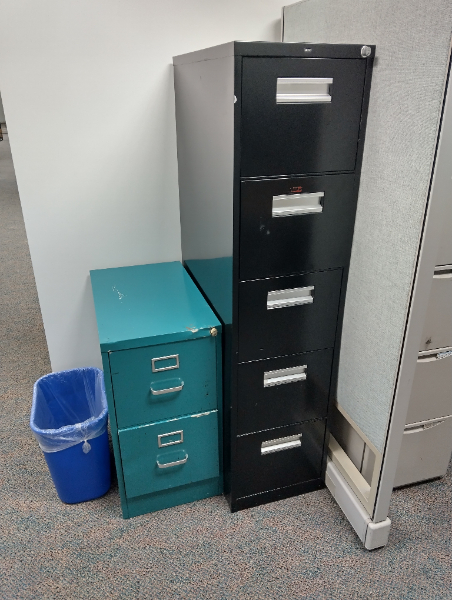 One Lot of Filing Cabinets (Est 11 ea)