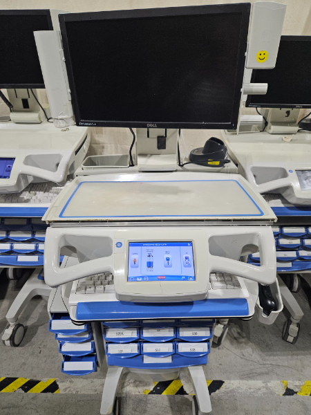 Rubbermaid Healthcare Computer Carts with Dell Monitors