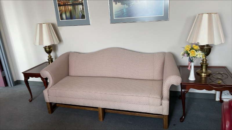 Sofa with matching chair