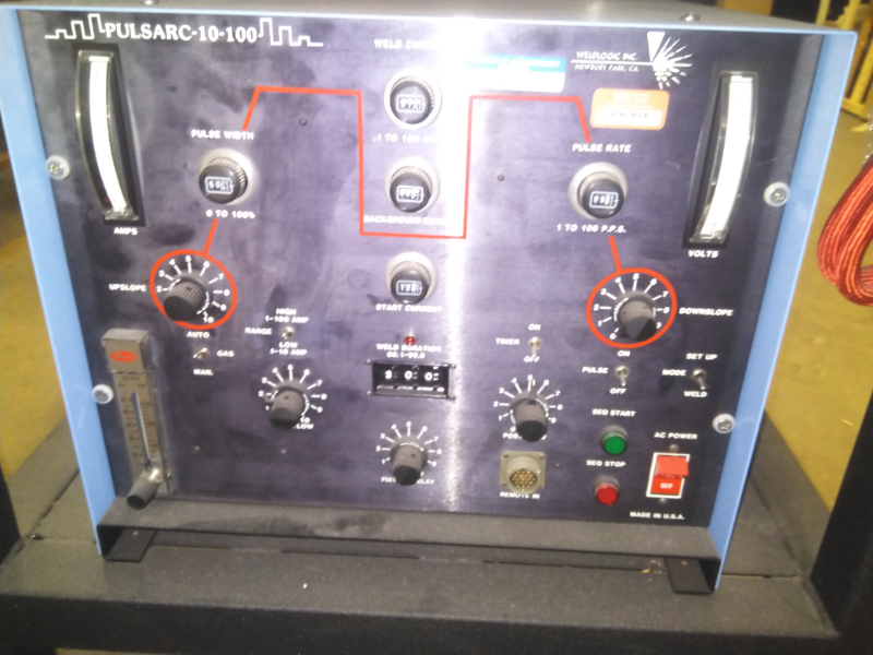TIG welding station