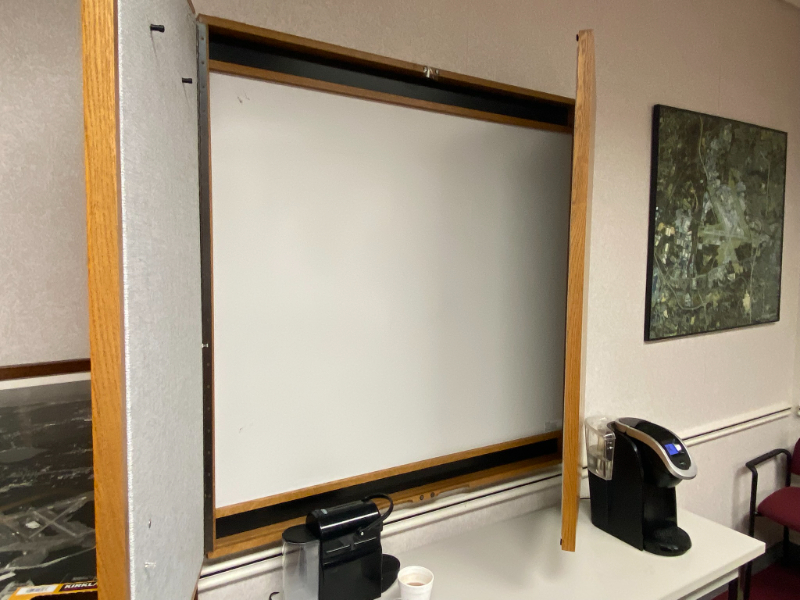 Wall-Mounted Presentation Cabinet
